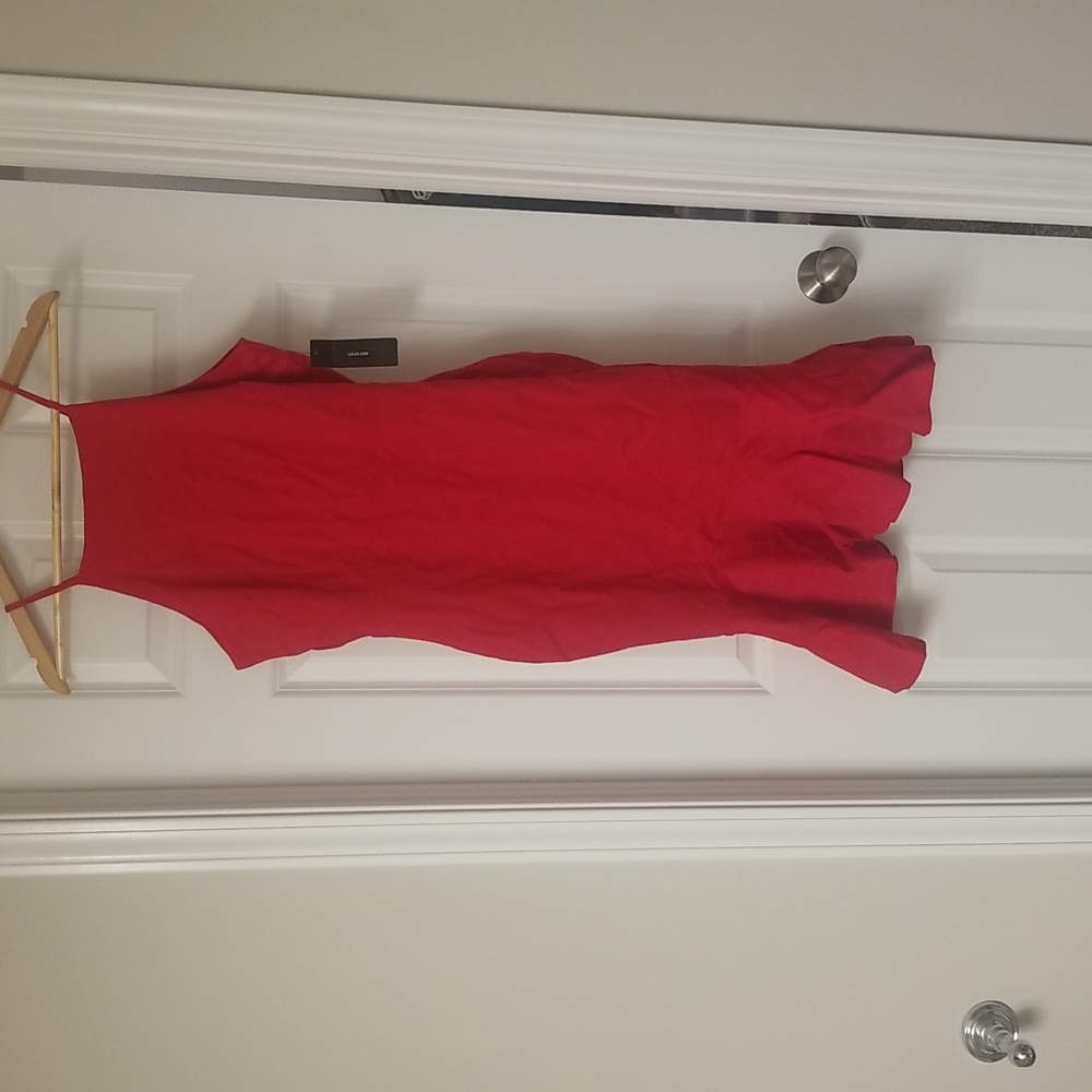 *NWT* Lulu's L red spaghetti strap dress, fit and flare